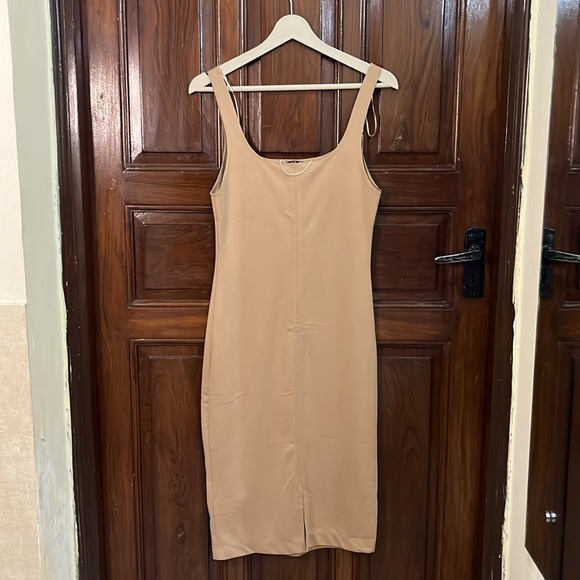 Zara Beige Slip On Dress - Picture 6 of 6